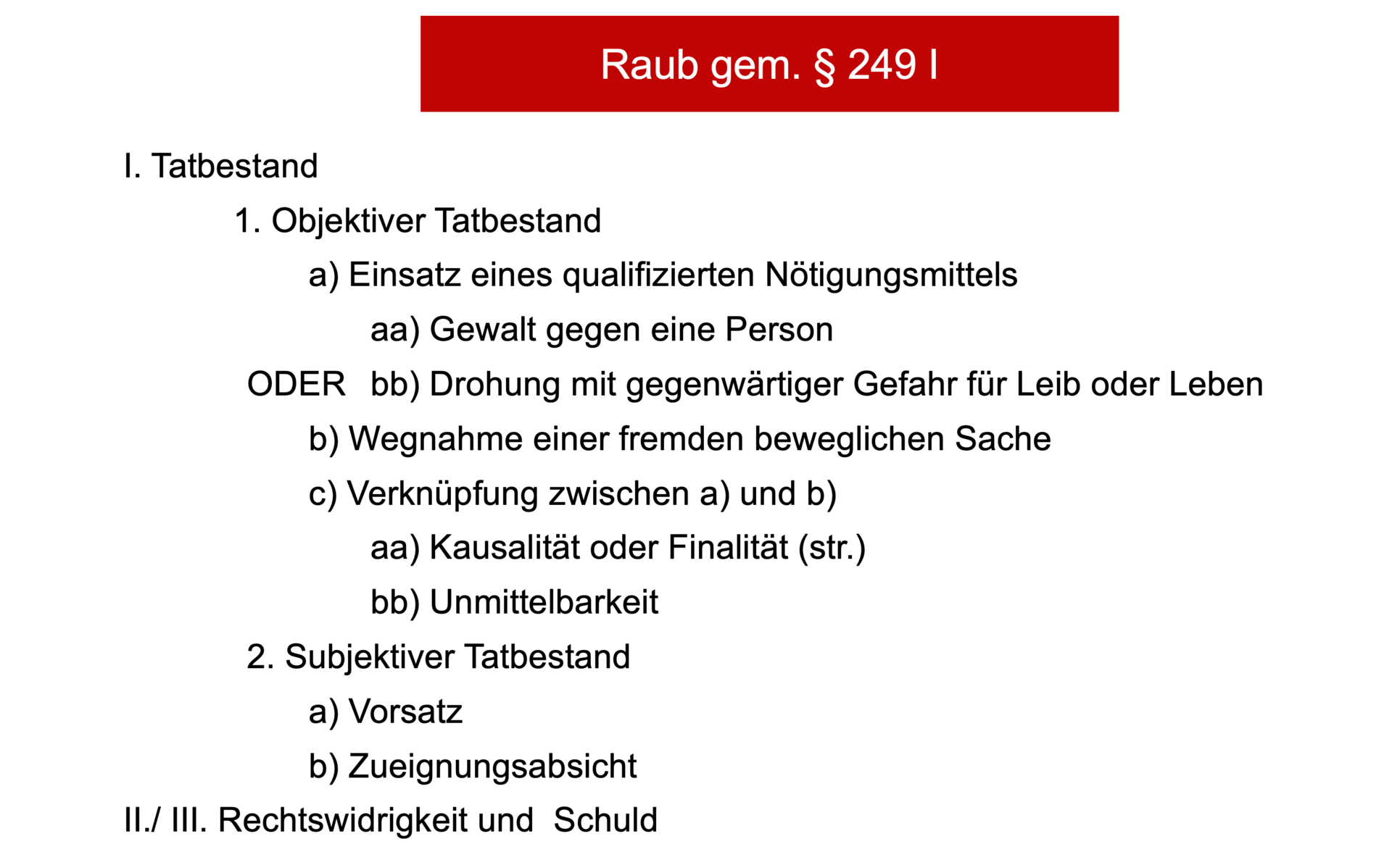 Fall 4: Eine 